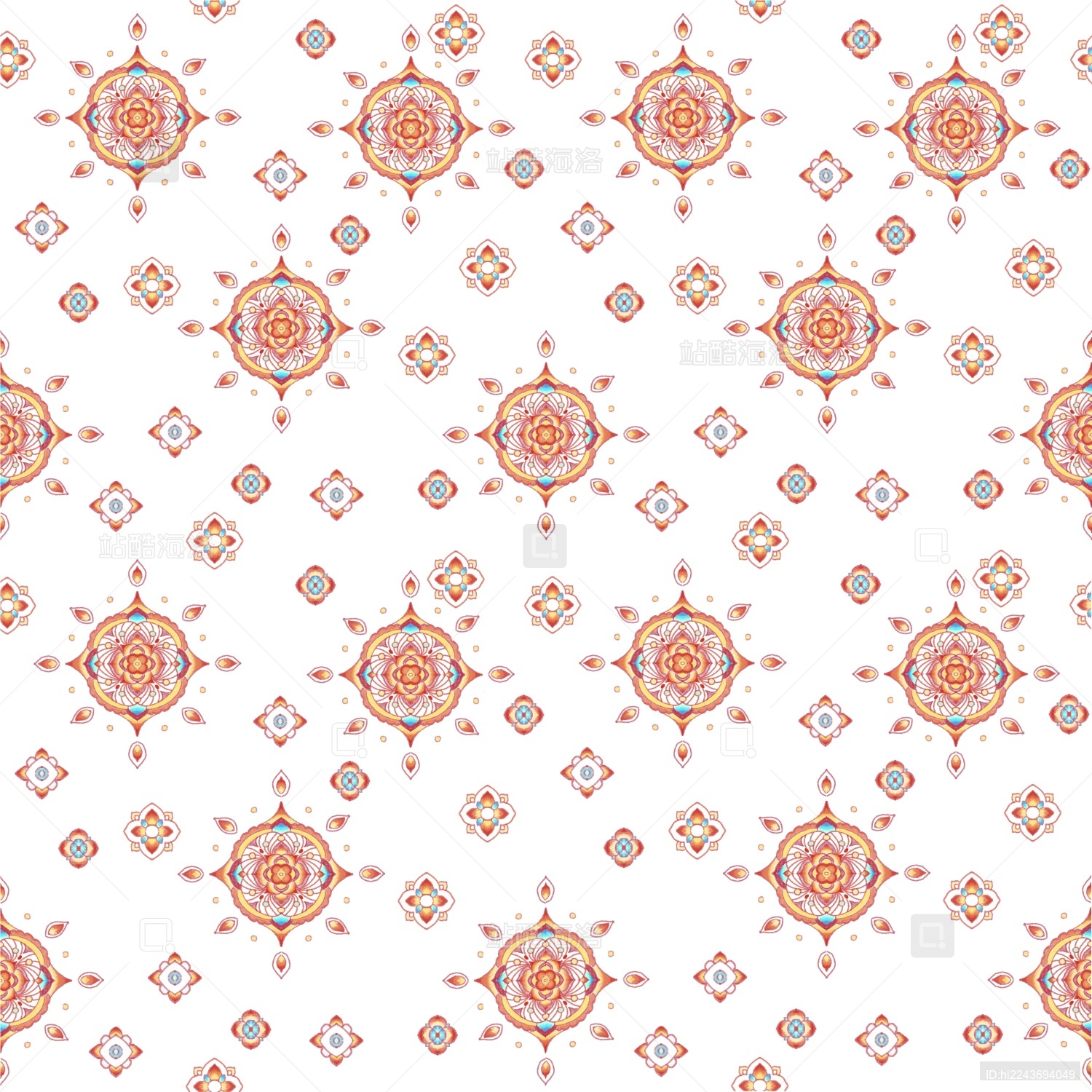 图案纹样四方连续纹样