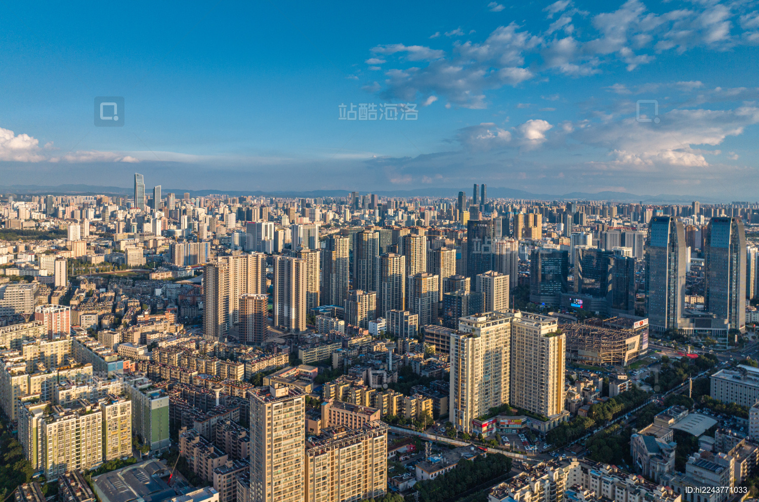 昆明城市风光航拍