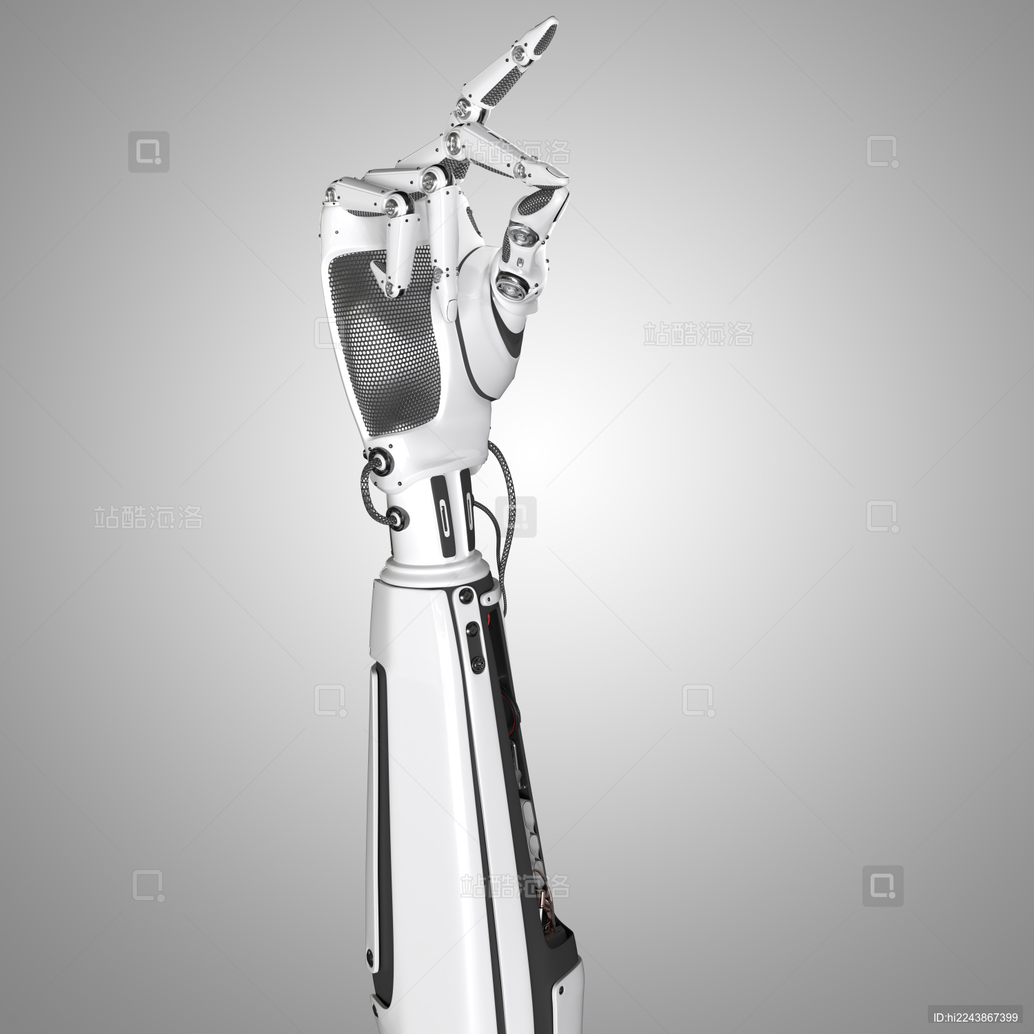 人工智能ai机器手手势响指