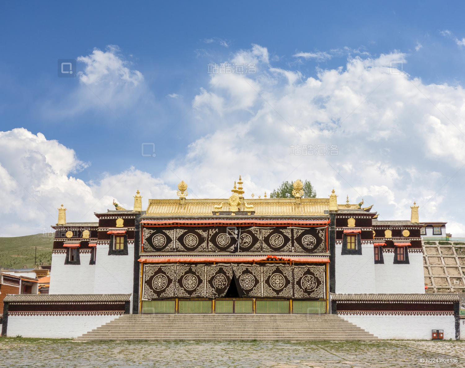 甘南合作寺建筑风光_站酷海洛_正版图片_视频_字体_音乐素材交易平台_站酷旗下品牌