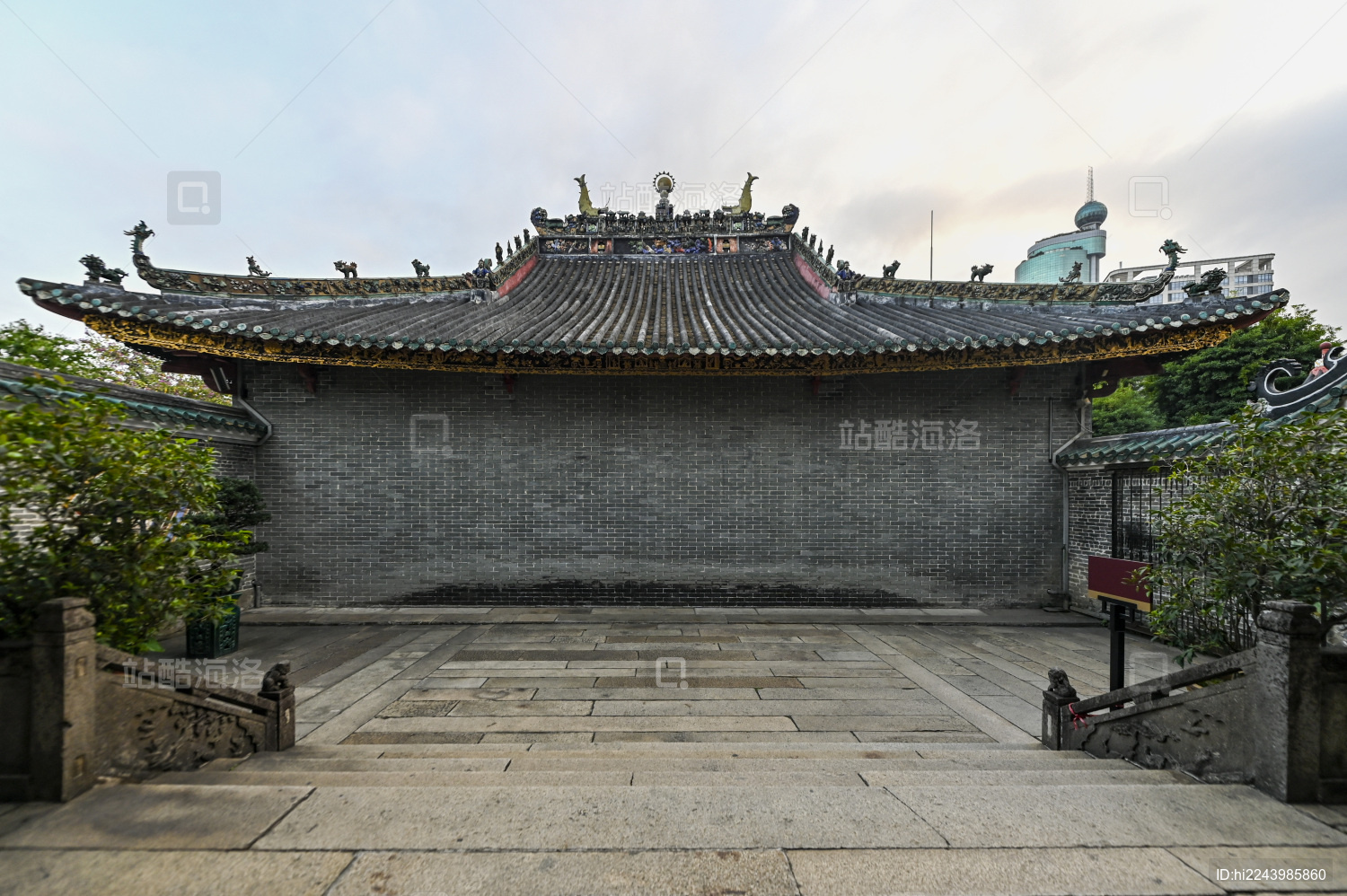 佛山祖庙历史建筑景观