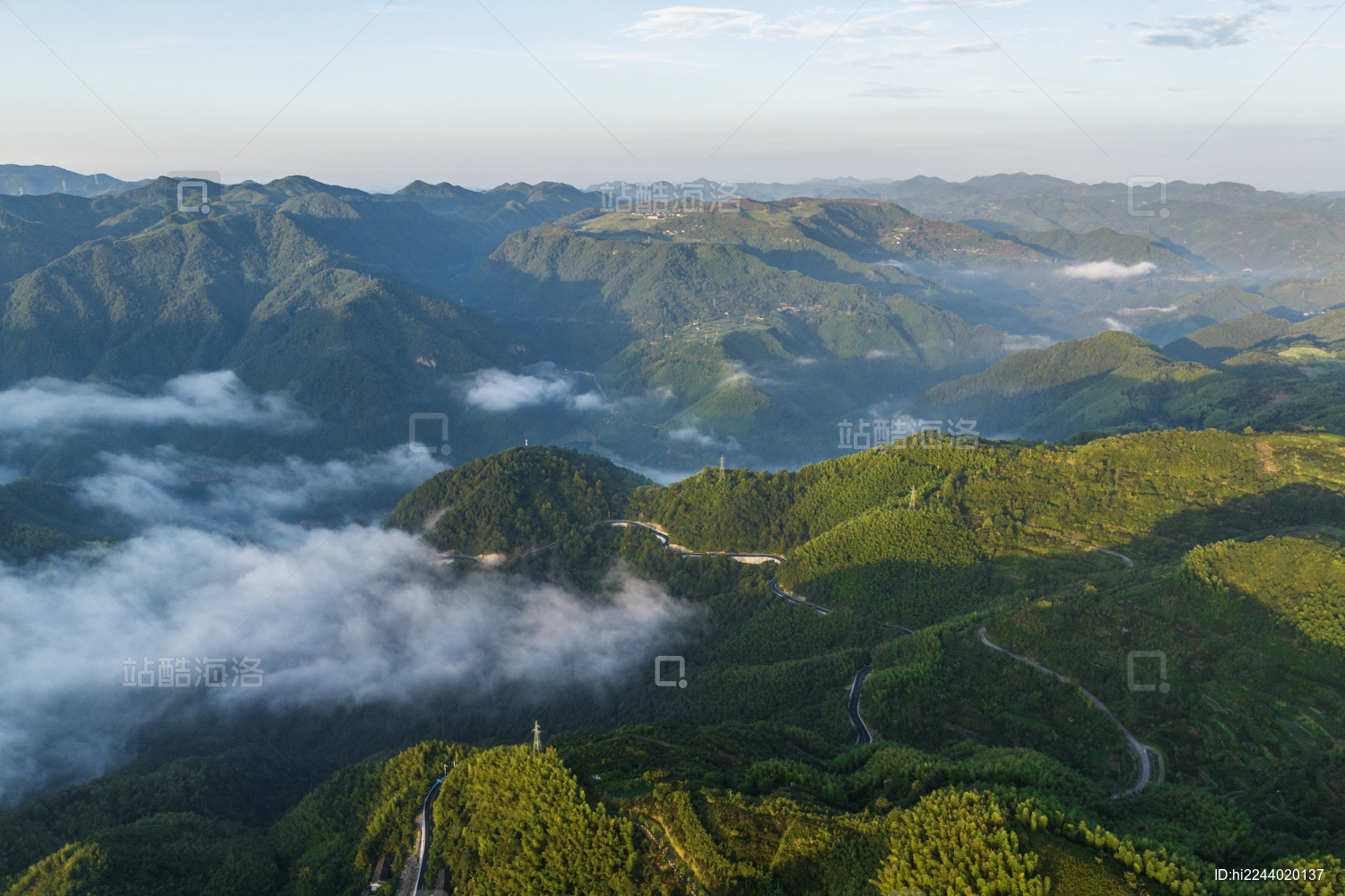 宁波四明山 云海日出 山间景色