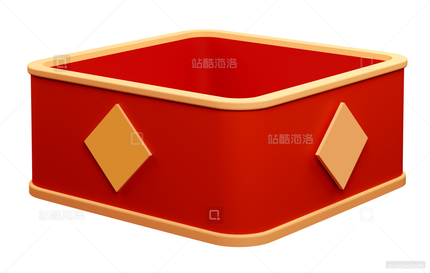 新年国风元素金币红包礼盒