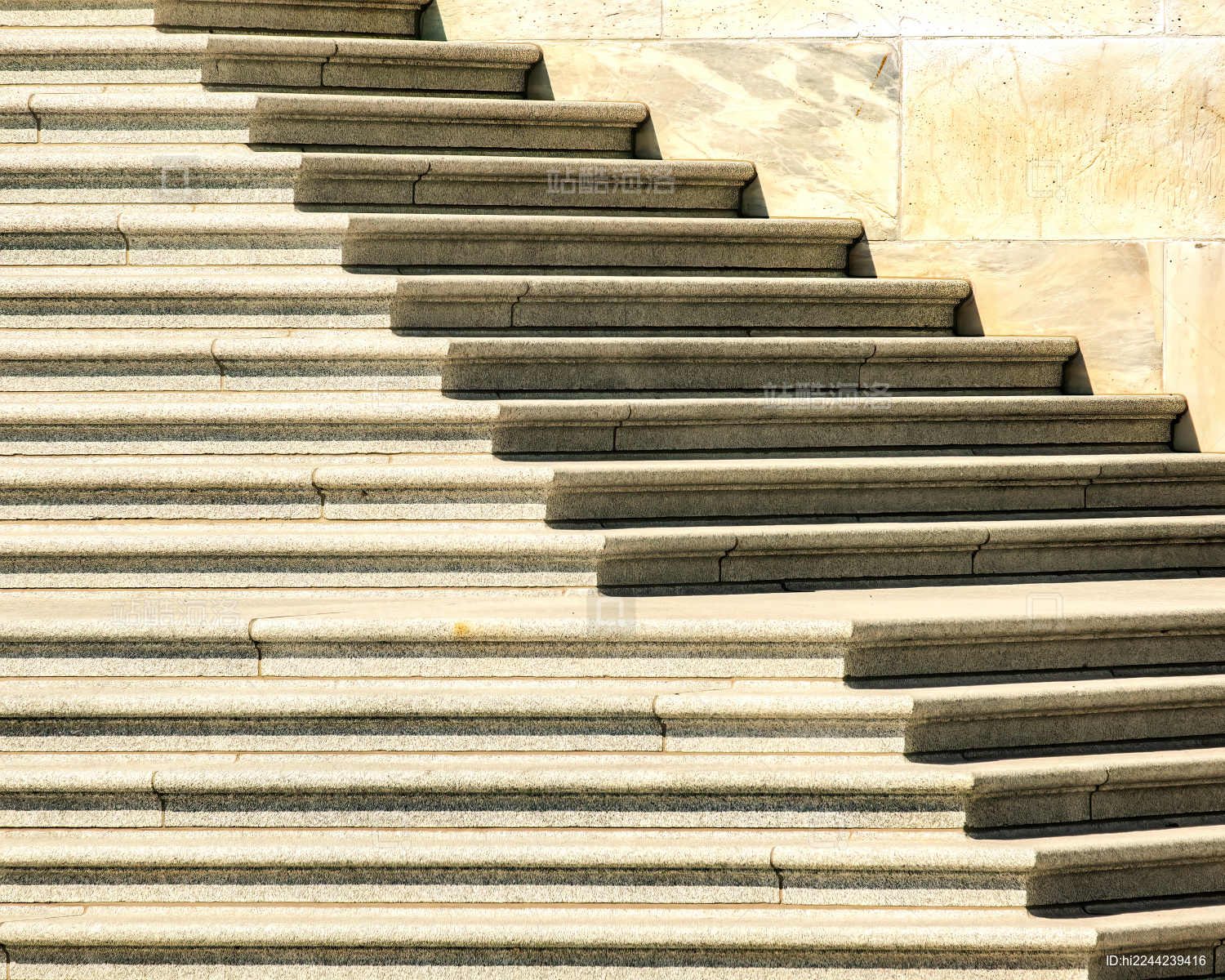 明暗对比建筑花岗岩台阶