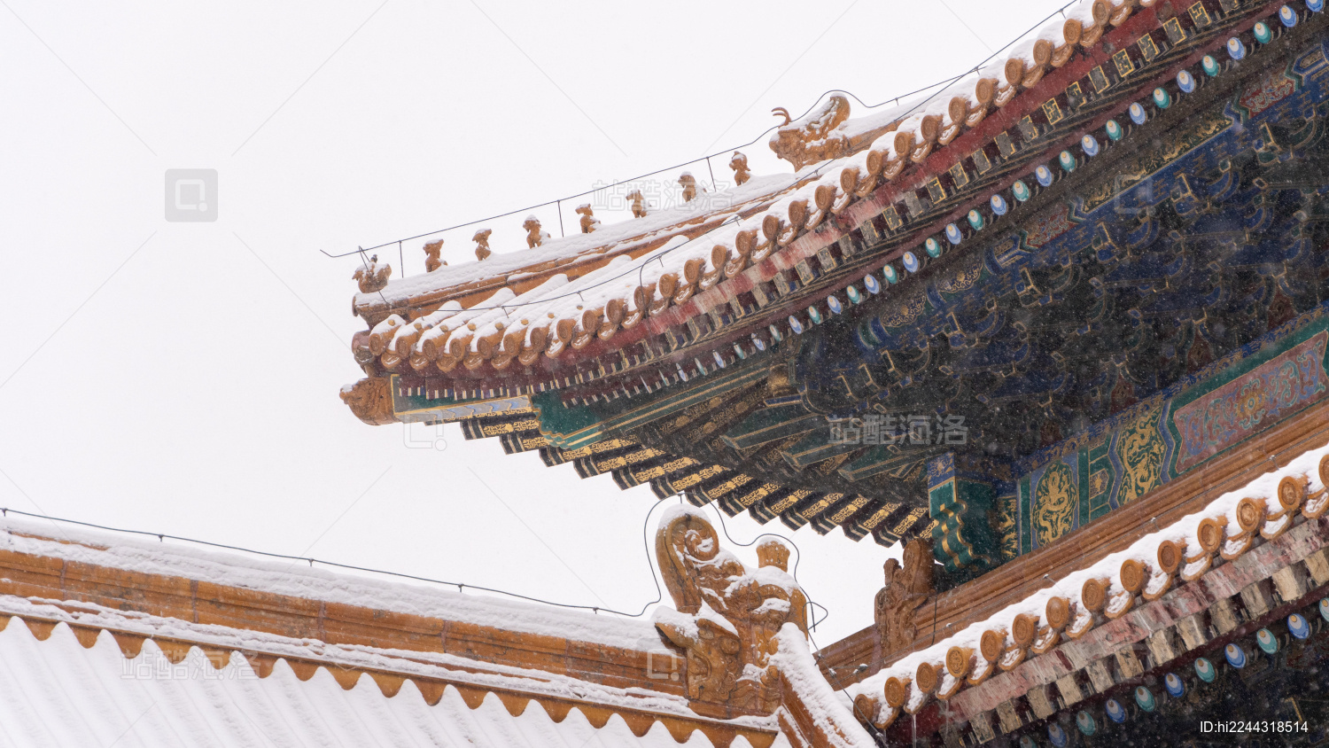 中国古代建筑 雪景