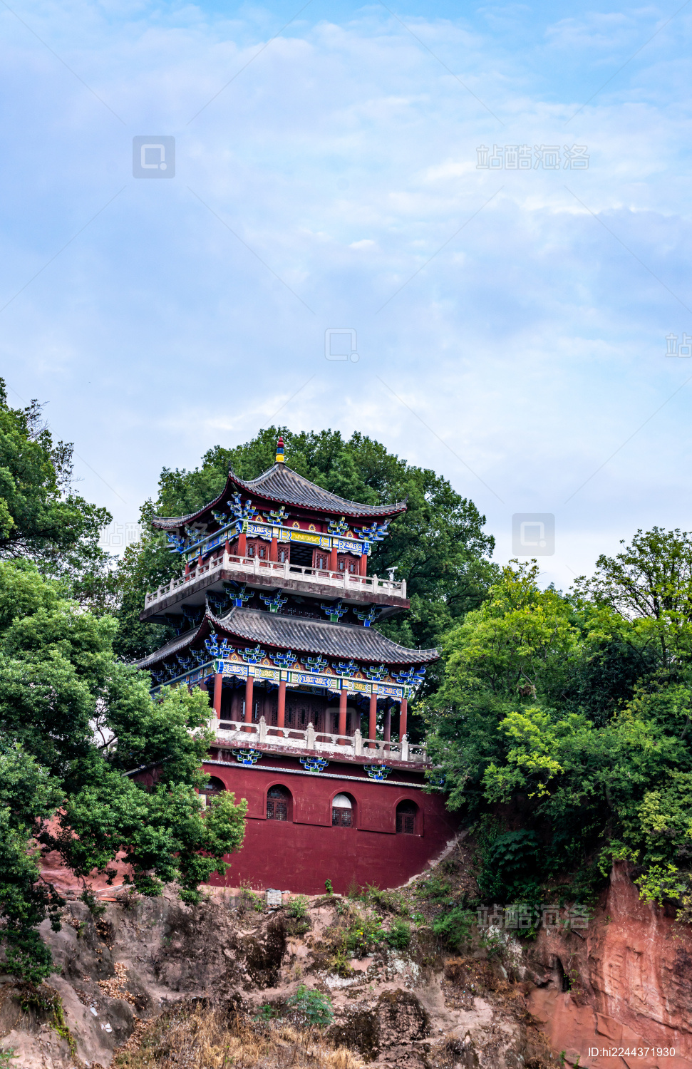 湖北黄冈黄州东坡赤壁文赤壁景区景点景观