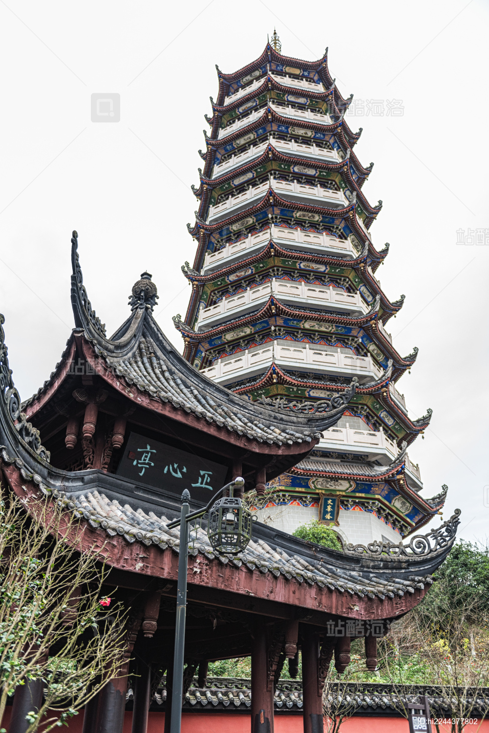 开州举子园文峰塔建筑风光