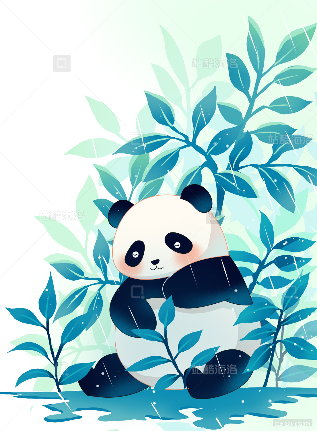 熊猫二十四节气全套之立冬