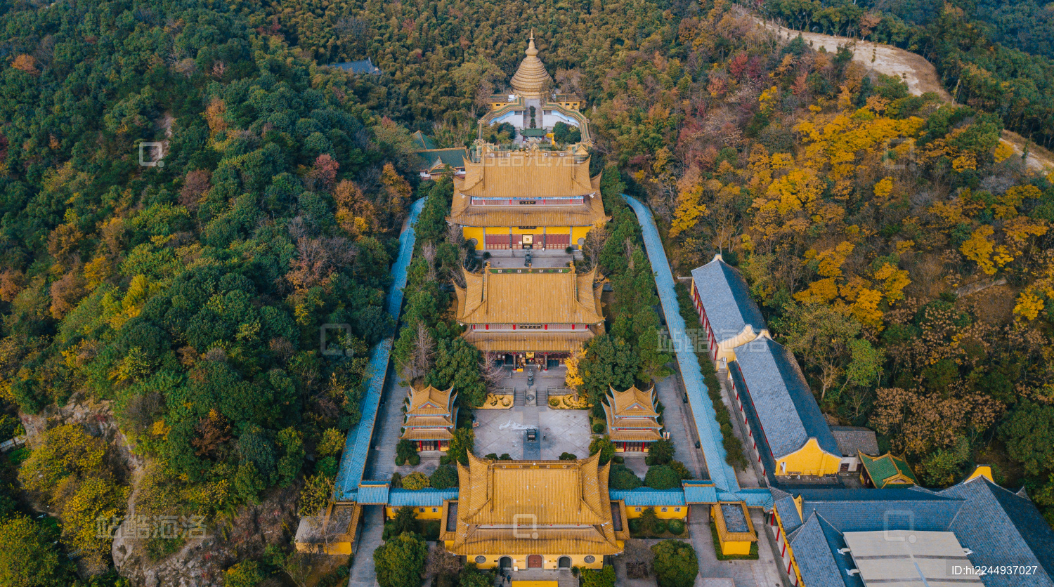 航拍杭州萧山东方文化园