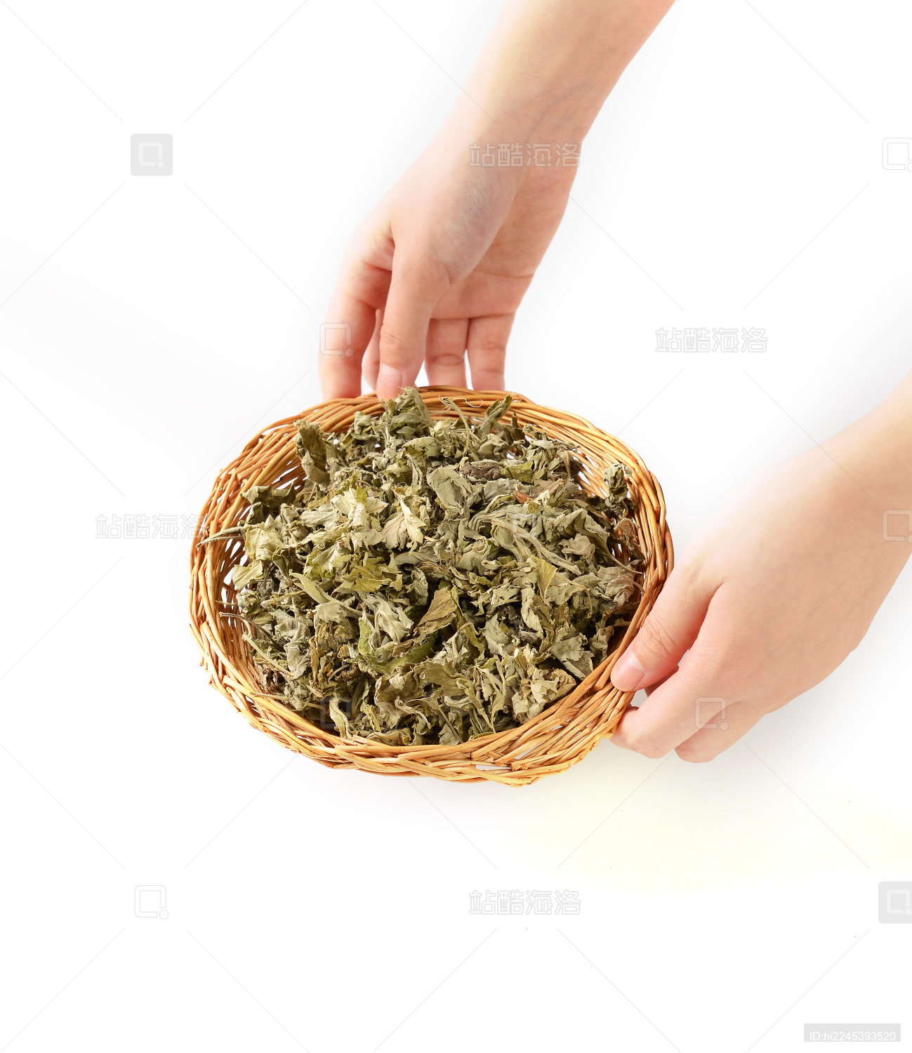 中药材艾草艾叶
