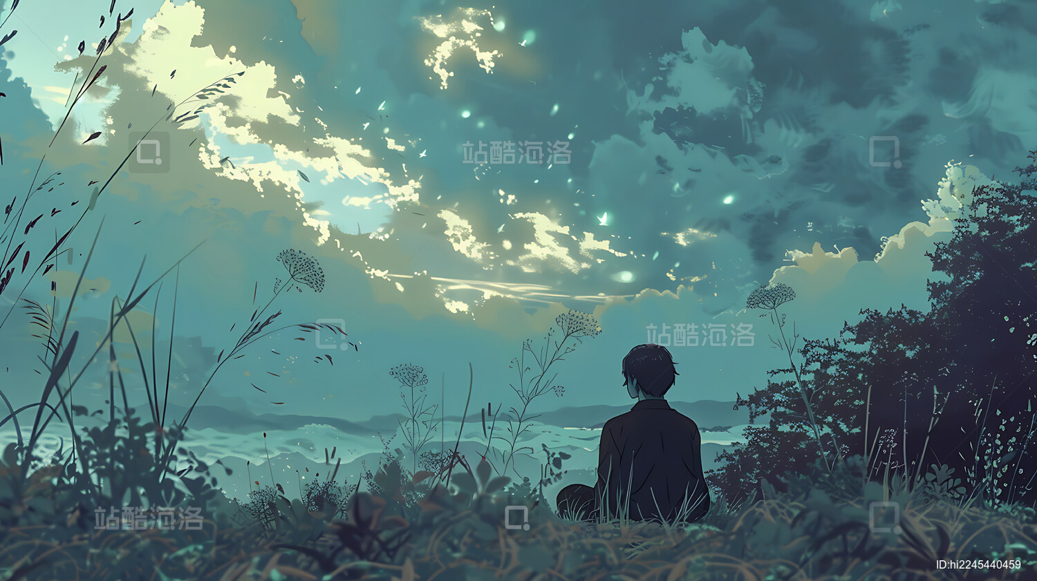 日漫风复古插画