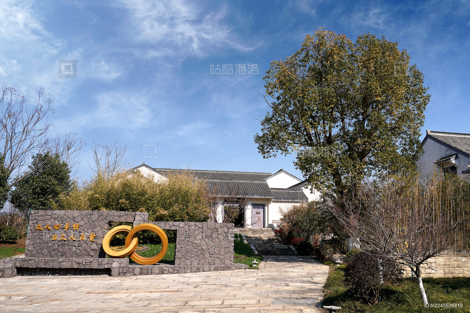 杭州市余杭区径山镇小古城村_站酷海洛_正版图片_视频_字体_音乐素材