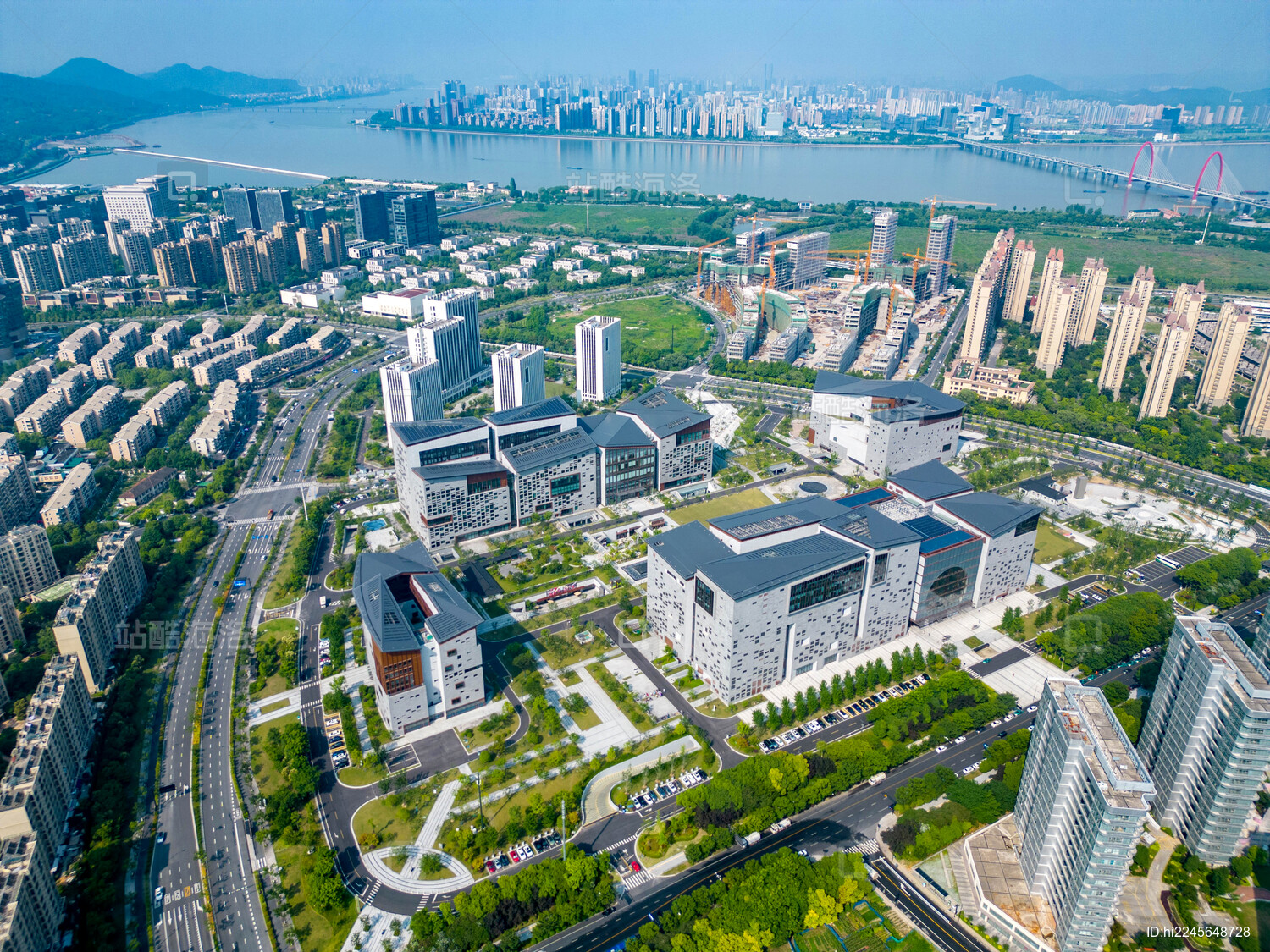 杭州之江文化中心航拍