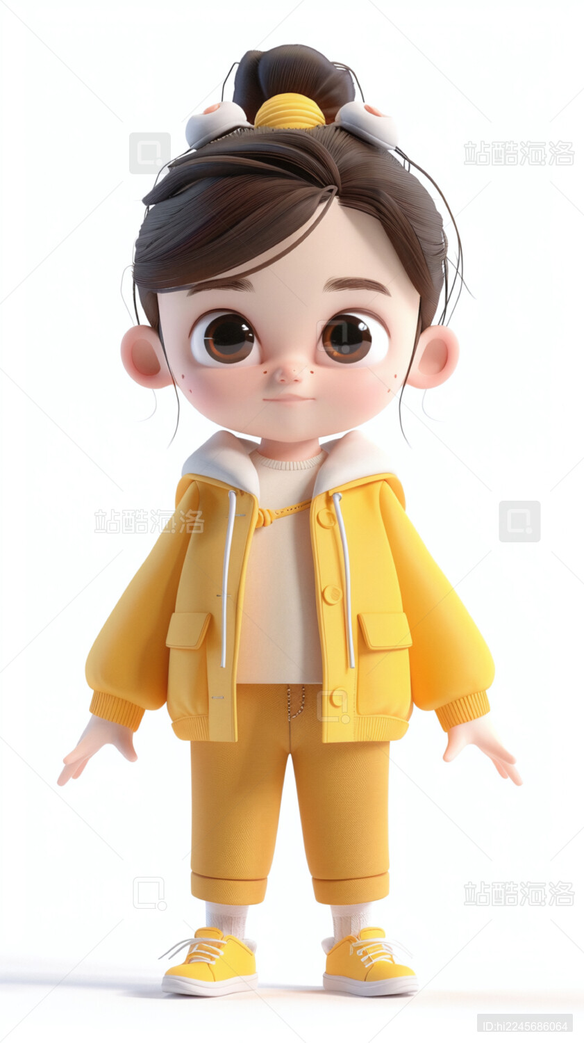 可爱3d卡通人物图