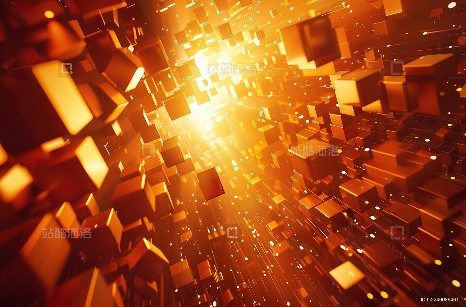 现代城市建筑夜景