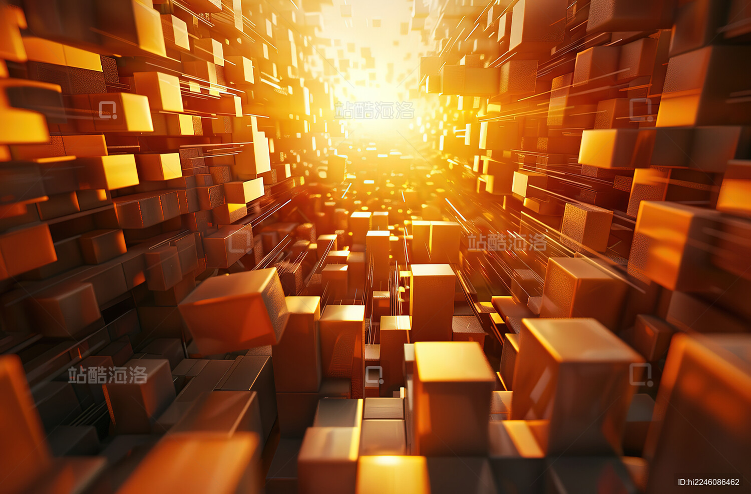 现代城市建筑夜景