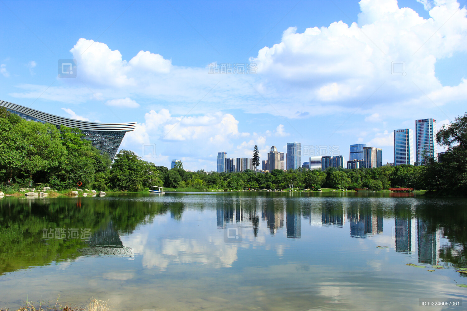 成都市高新区生态环境建筑风光
