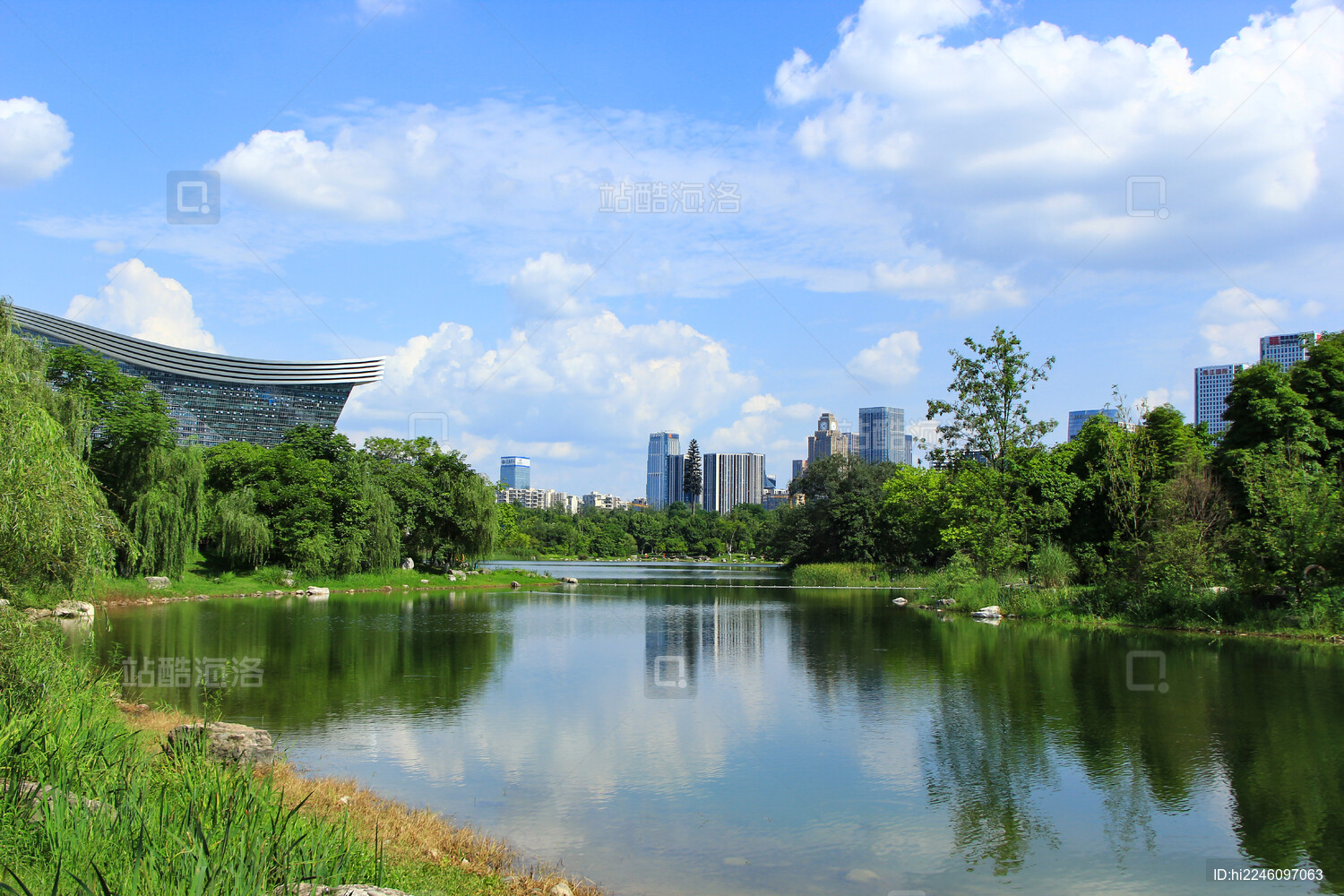 成都市高新区生态环境建筑风光