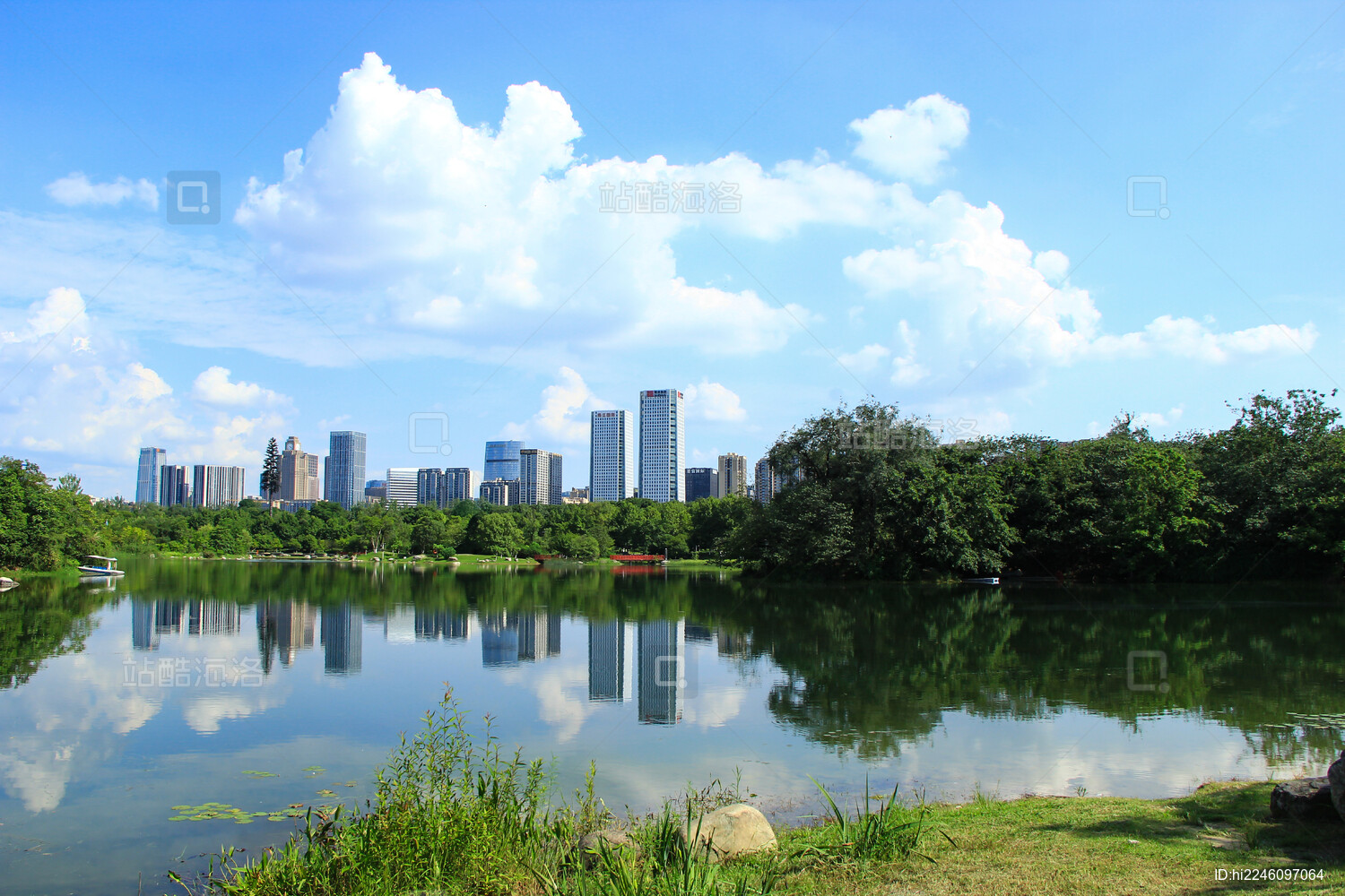 成都市高新区生态环境建筑风光