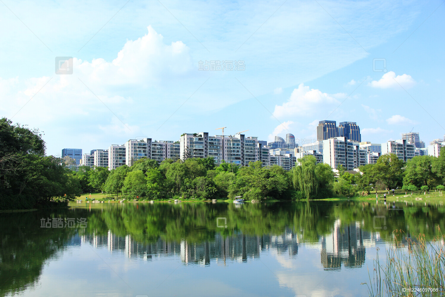 成都市高新区生态环境建筑风光