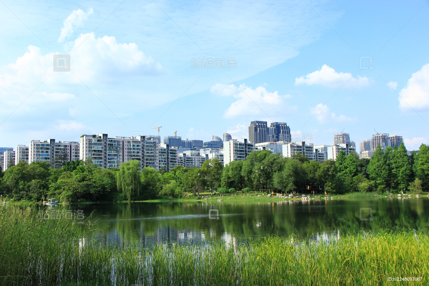 成都市高新区生态环境建筑风光