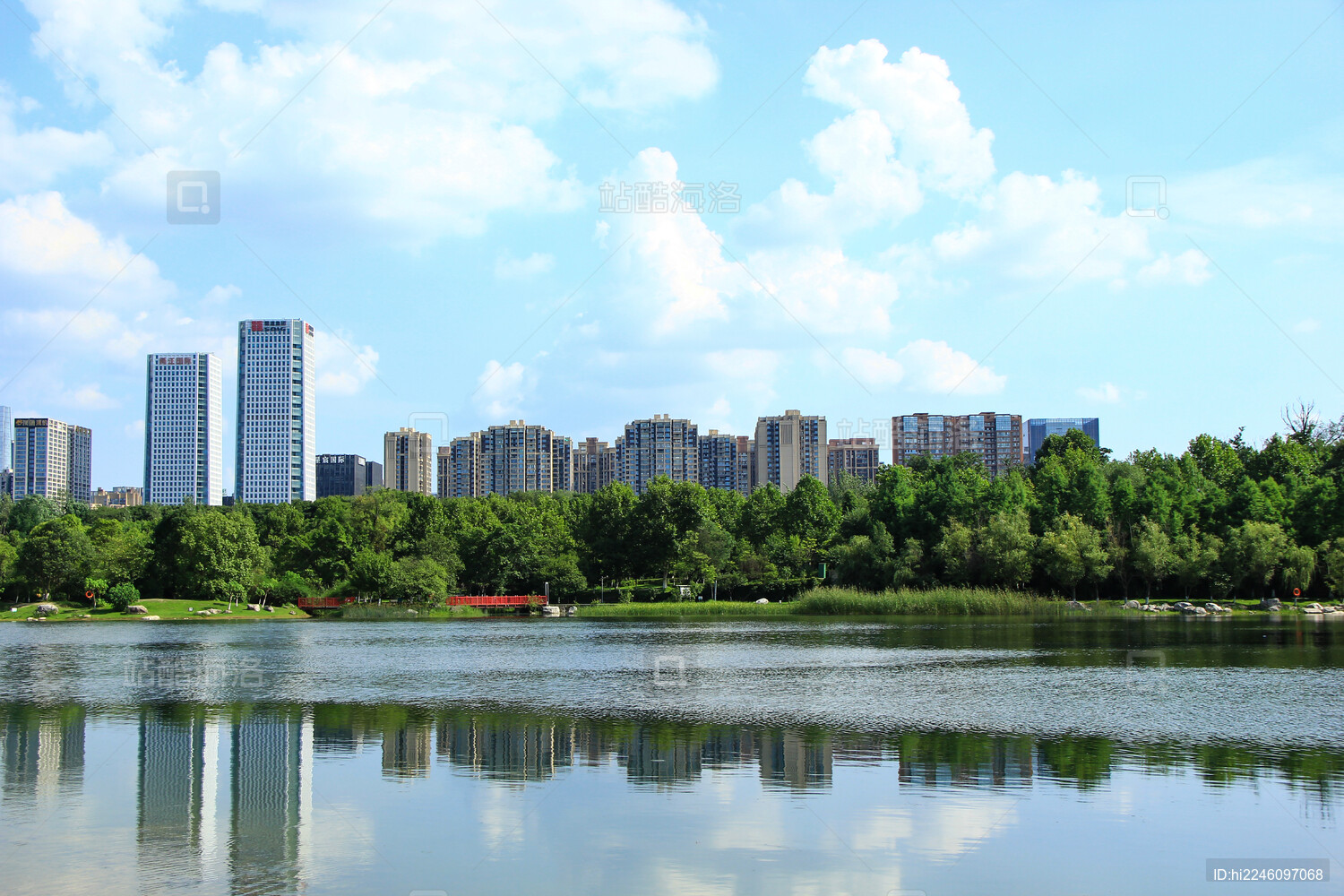成都市高新区生态环境建筑风光