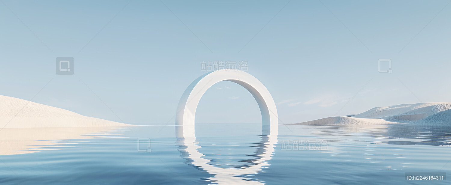 3D简约抽象背景