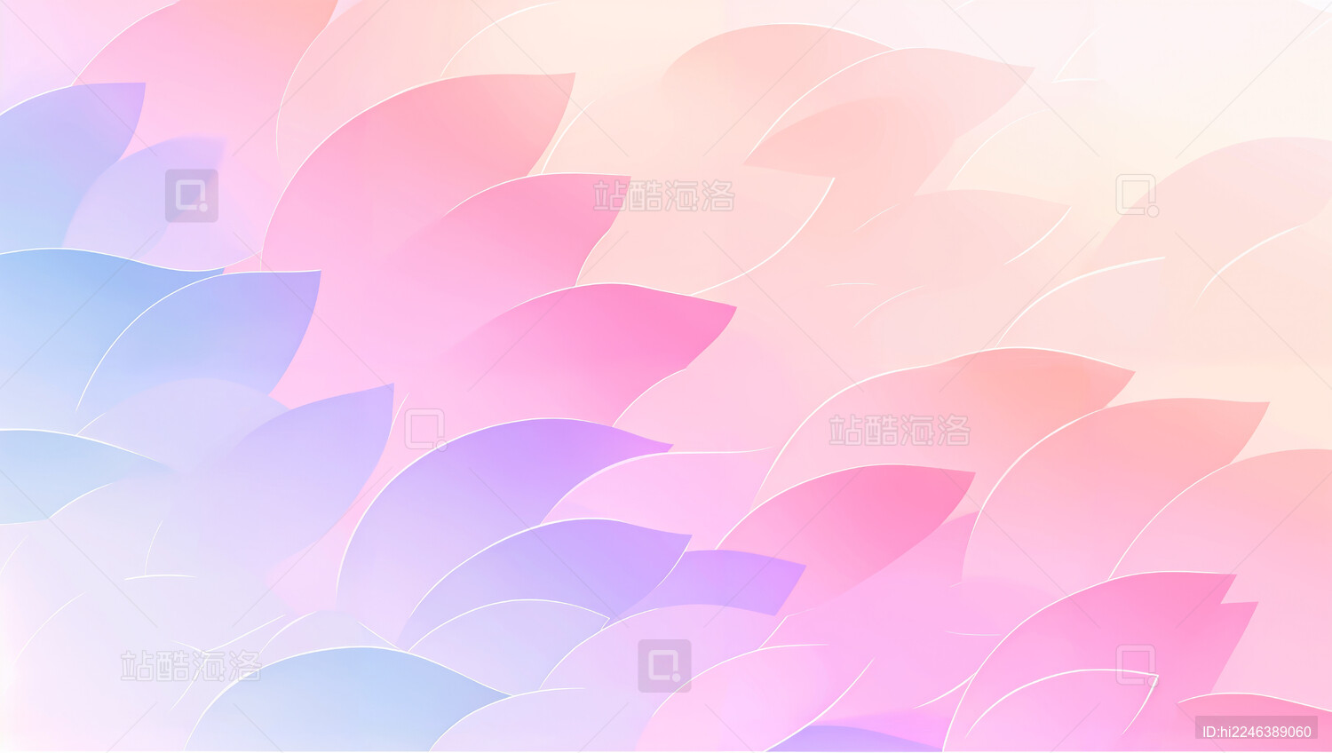 粉彩花瓣形状背景