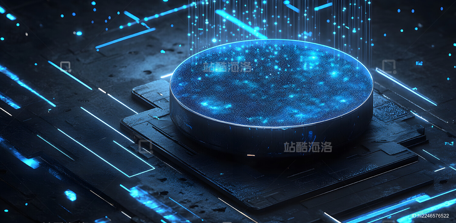 3D蓝色科技服务器芯片背景_站酷海洛_正版图片_视频_字体_音乐素材交易平台_站酷旗下品牌
