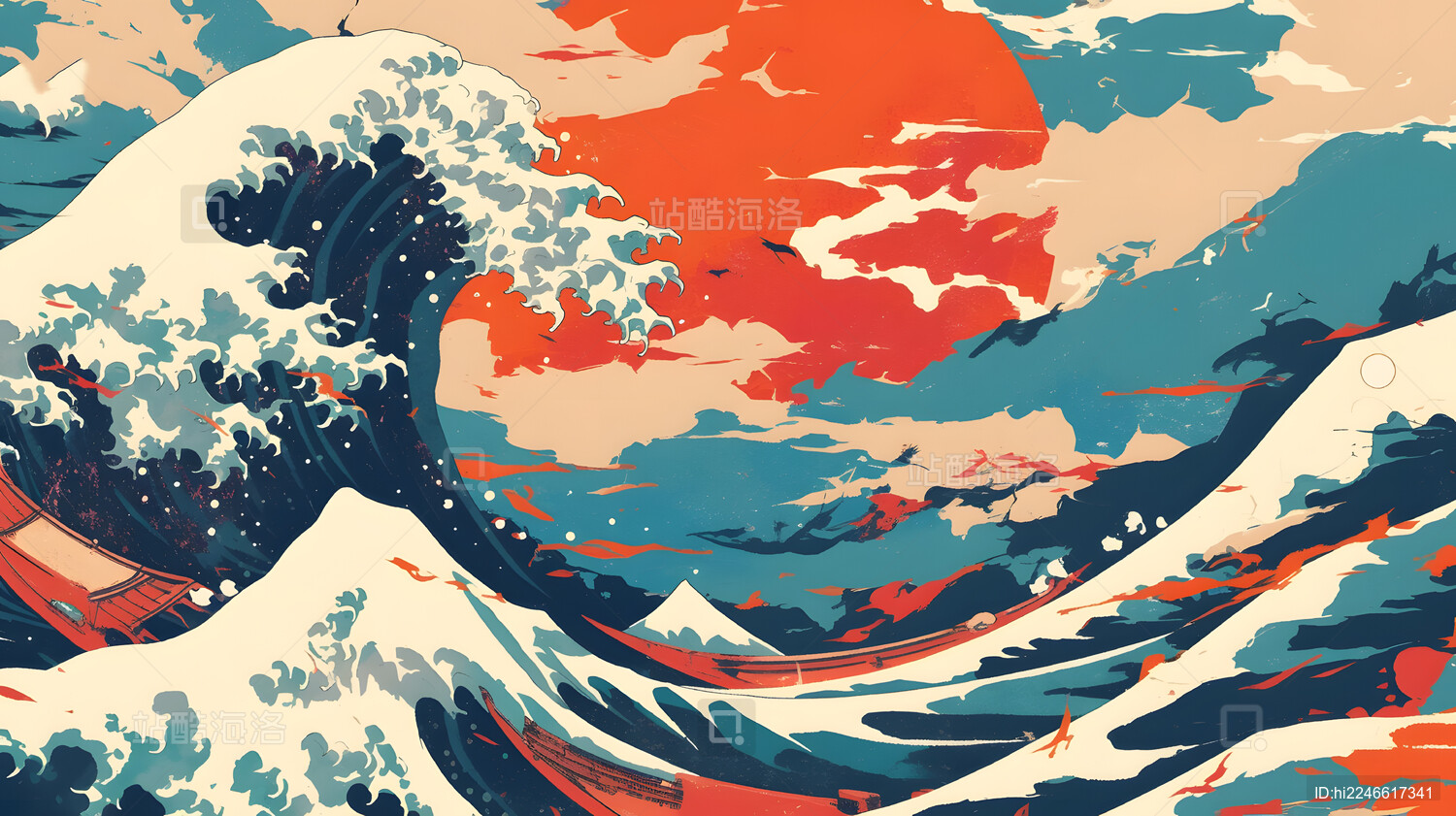 日式复古漫画插画