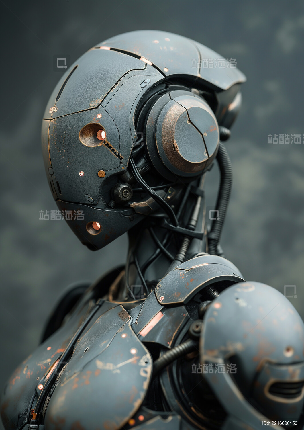 高科技机器人士兵