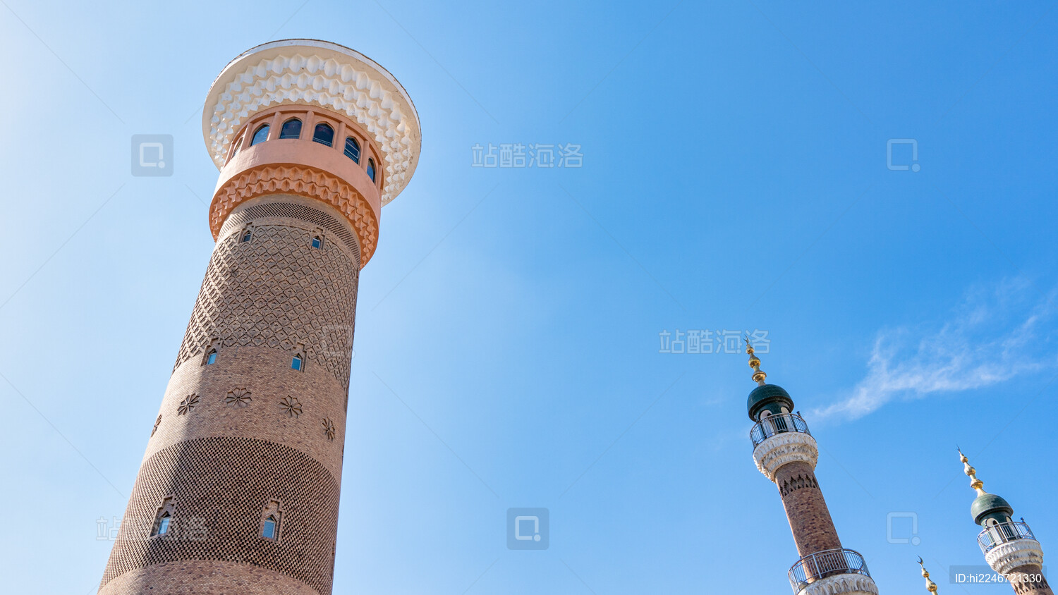 中国新疆乌鲁木齐国际大巴扎的特色建筑