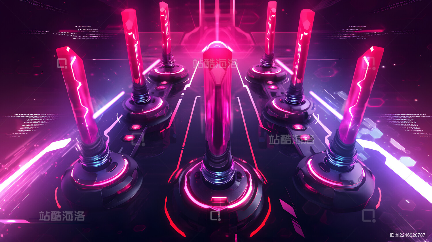 日漫卡通游戏机插画