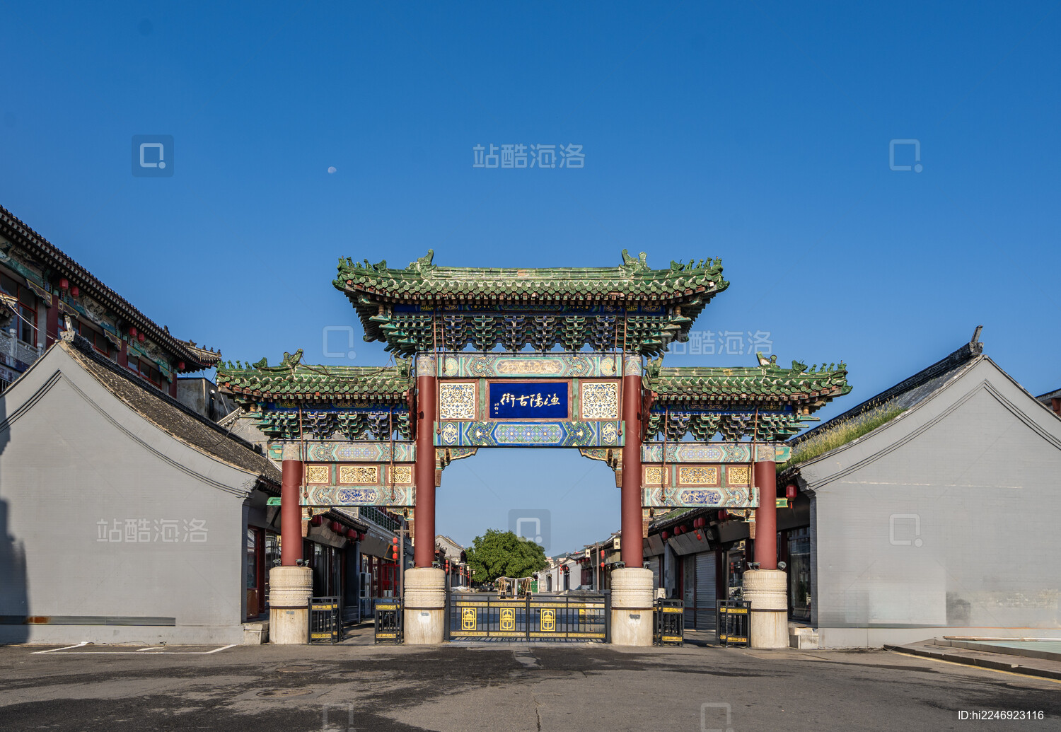 天津蓟州渔阳古街景观