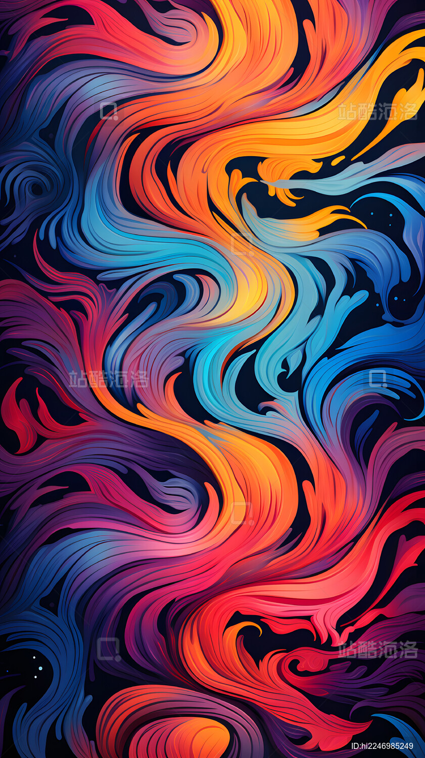 数码复古喷漆风格抽象图形海报背景