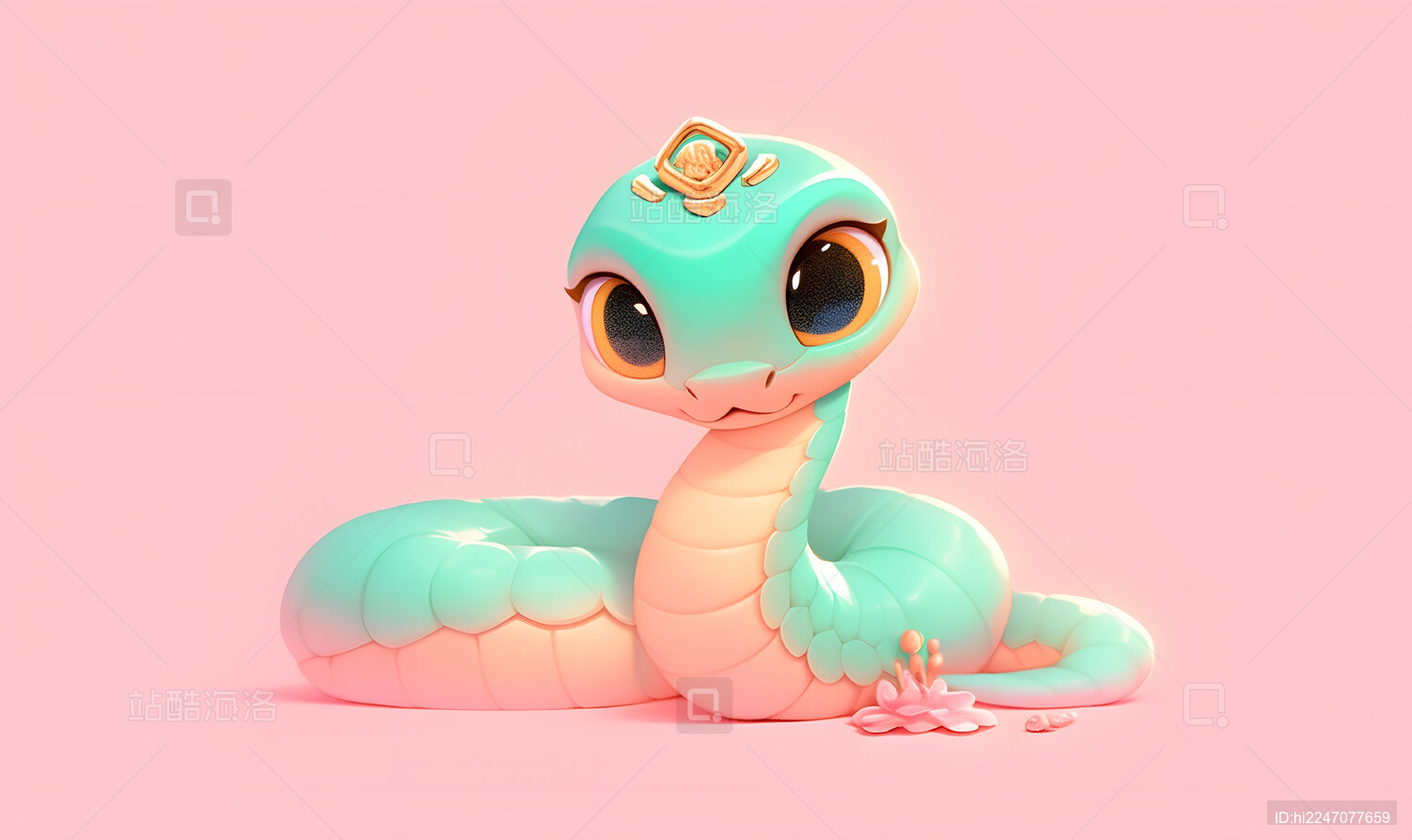 2025蛇年卡通生肖形象