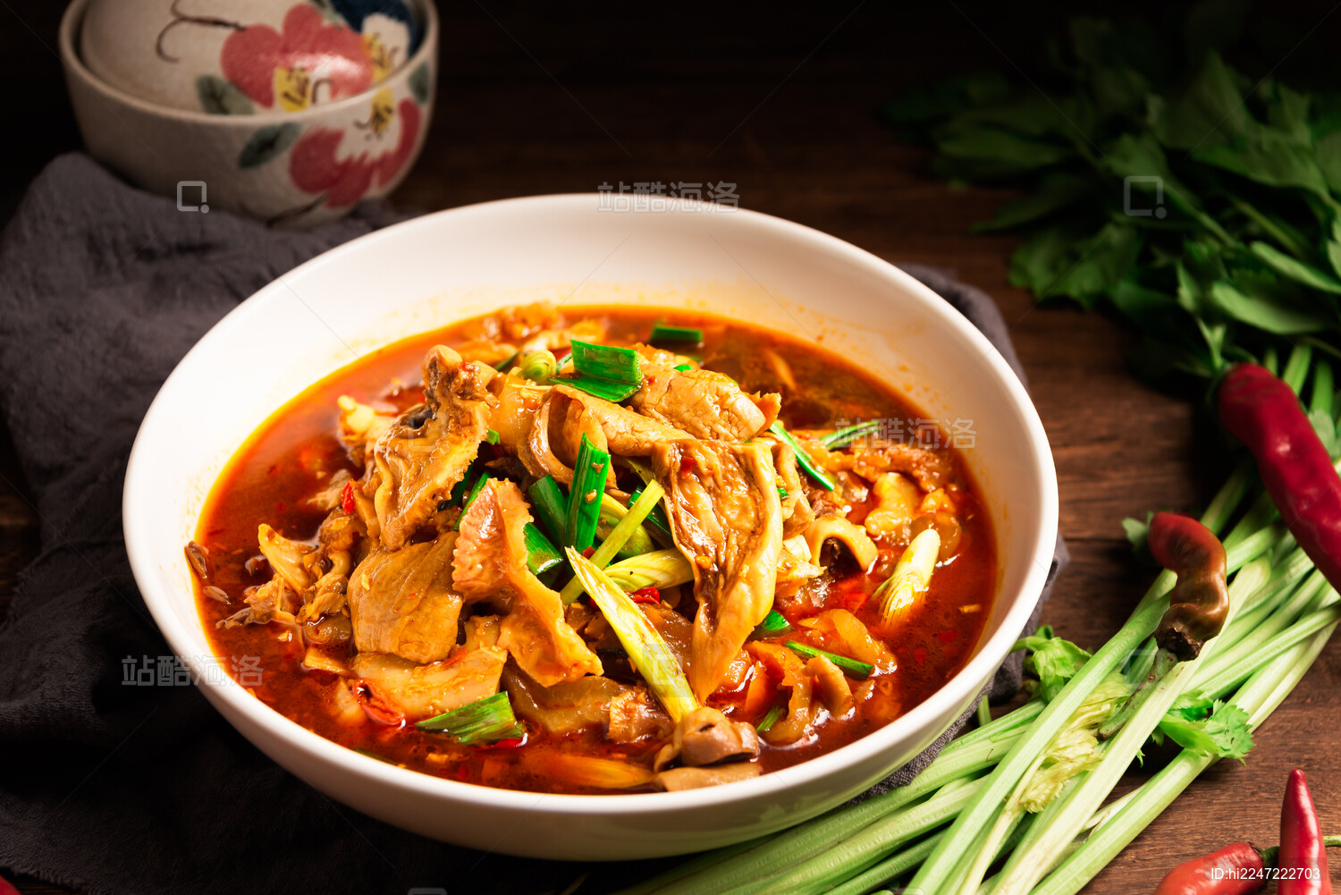 香辣牛杂