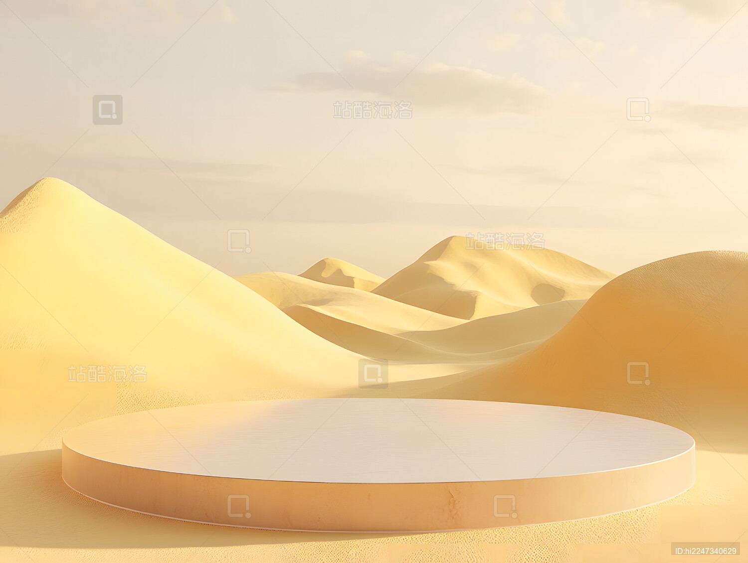 户外沙漠产品展台