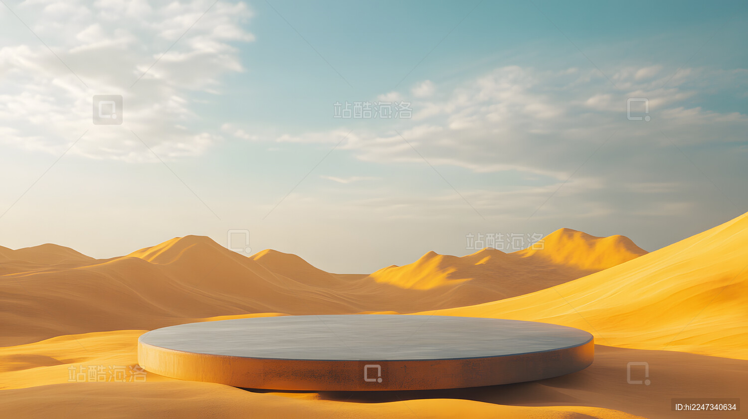 户外沙漠产品展台