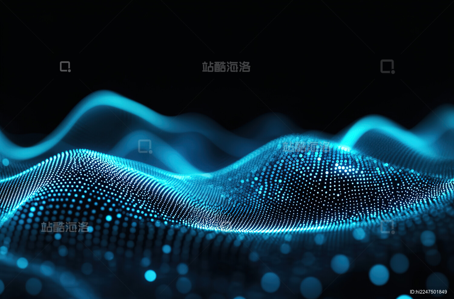 点线组成的网络科技图
