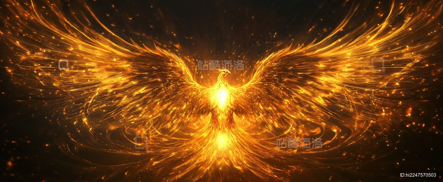 金色翅膀舞美设计背景