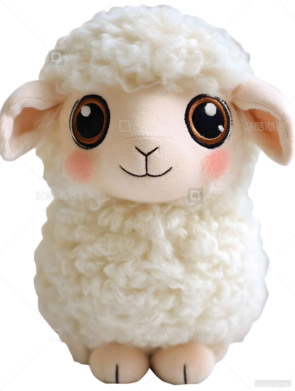 毛绒玩具可爱动物绵羊