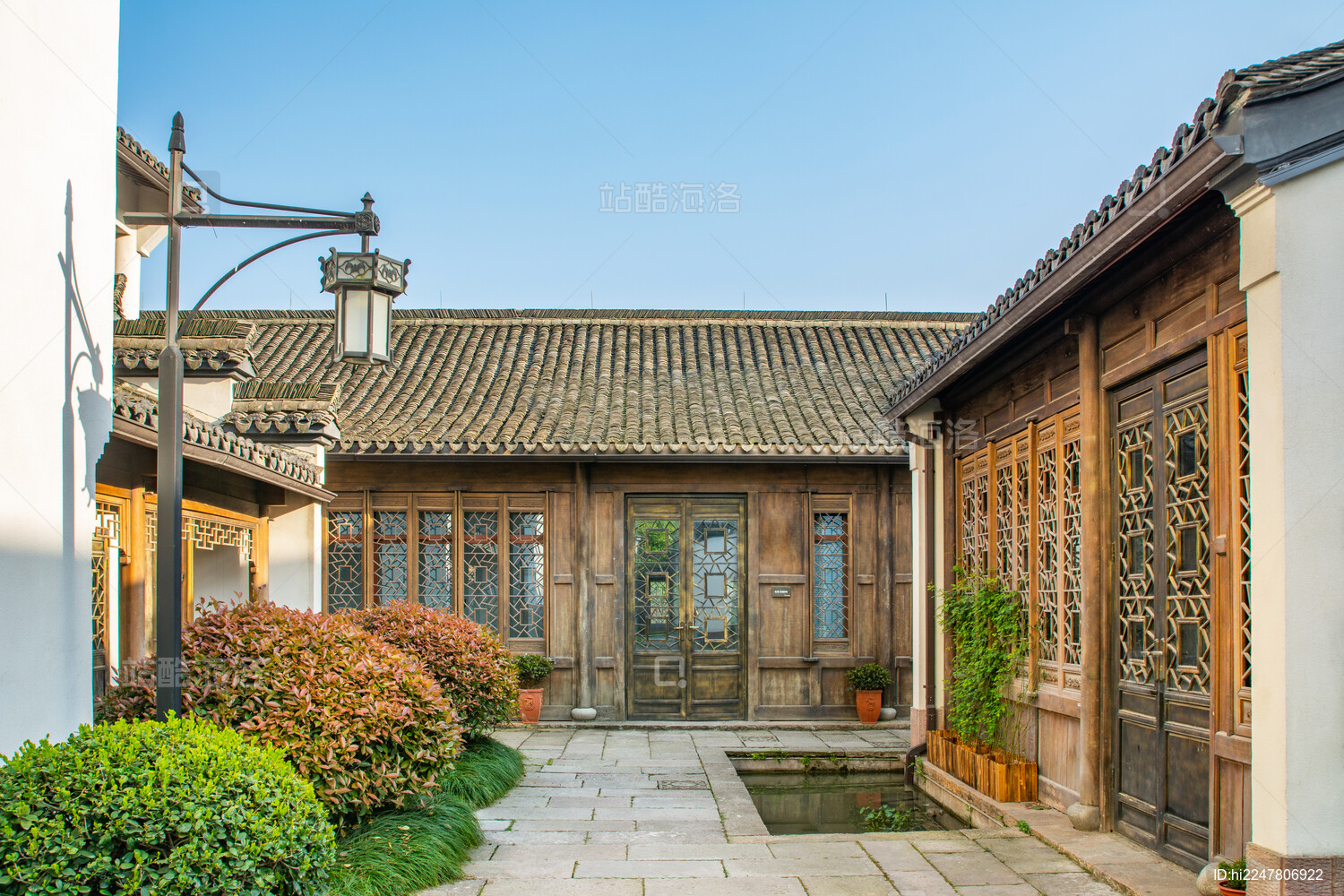 浙江杭州余杭梦想小镇中式庭院