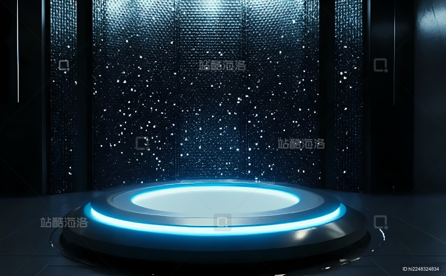 科技感展台背景