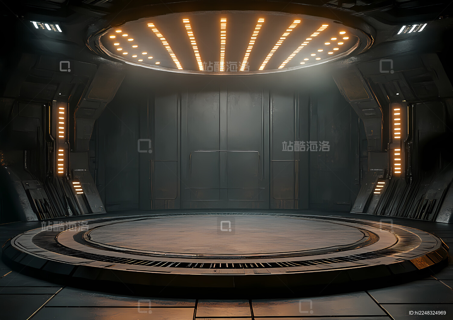 科技感展台背景