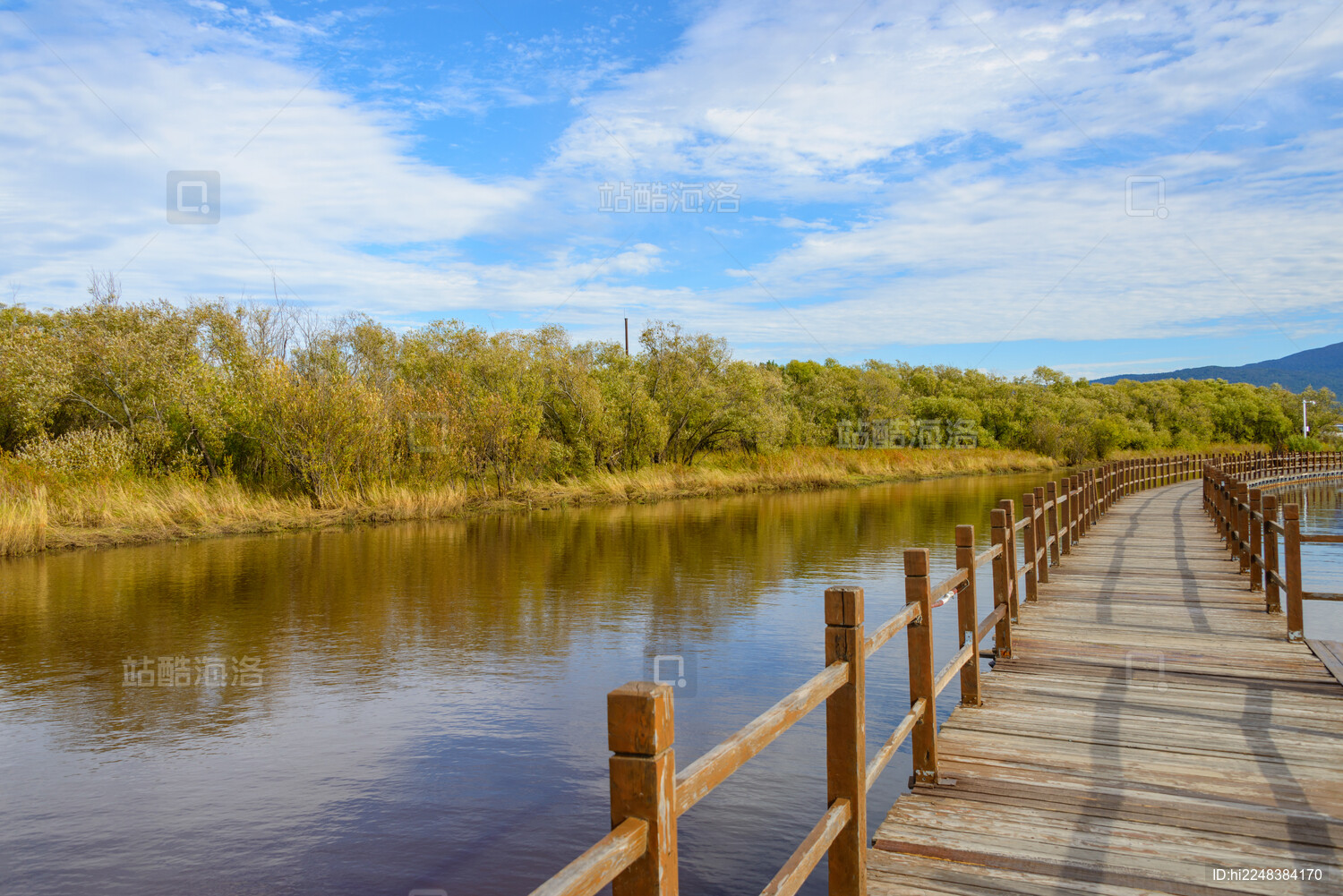 黑龙江省抚远市黑瞎子岛湿地公园景色