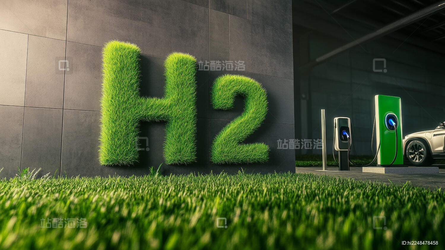 氢能源概念背景图