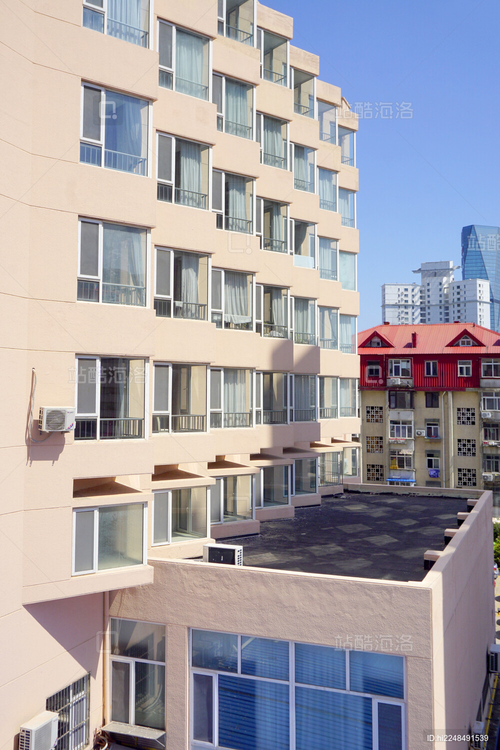 山东青岛城市经济型连锁酒店建筑外景