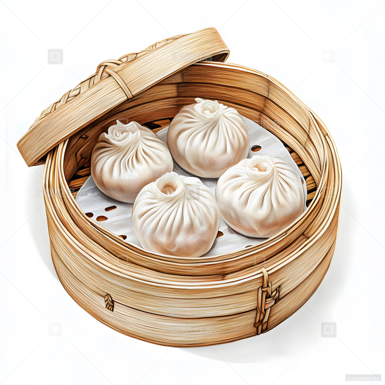 中国美食小吃小笼包