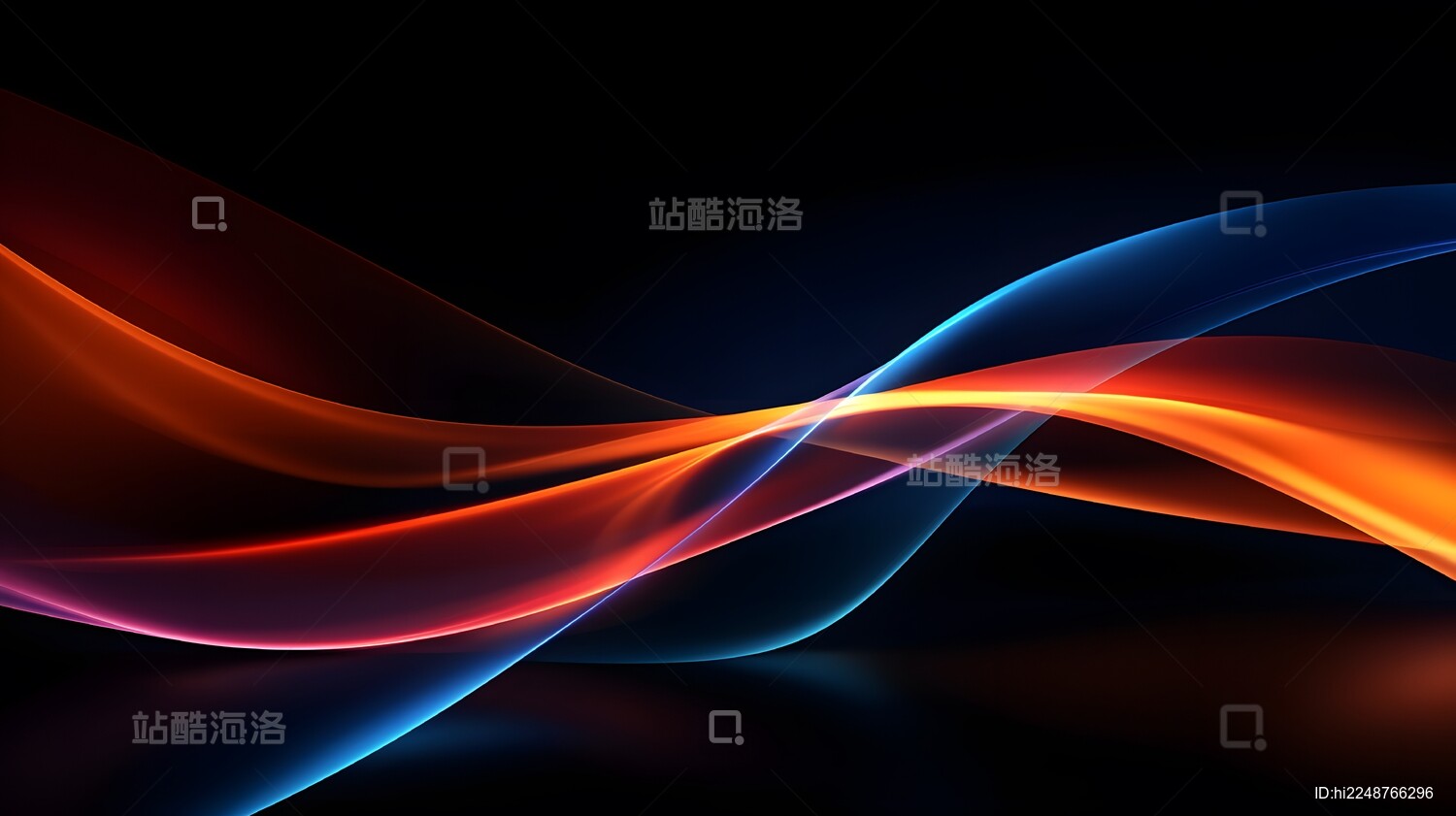 渐变发光商务背景